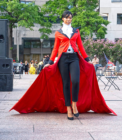 fashion show on Freedom Plaza