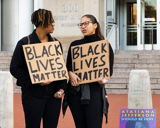 protest in support of Atatiana Jefferson